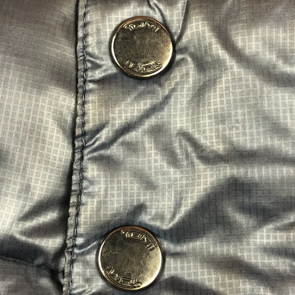 SOLD - Tumi Navy Blue Packable Down Puffer Jacket - Picture 16 of 17